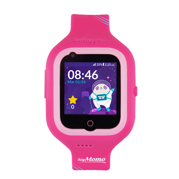 soymomo-kinder-smartwatch-space-2-0-rosa-vorderansicht