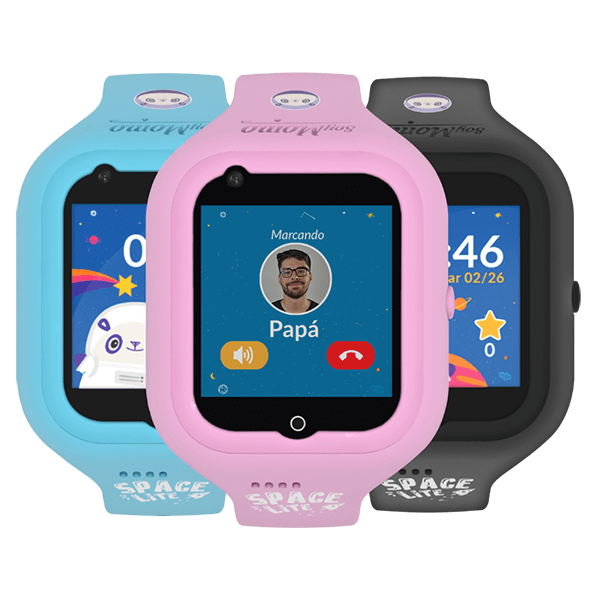 soymomo-kinder-smartwatch-space-lite-rosa-schwarz-blau-anruf-vorne