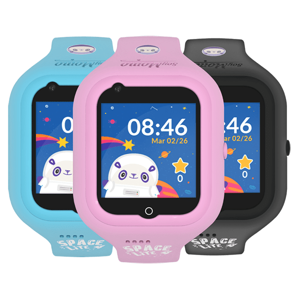 soymomo-kinder-smartwatch-space-lite-rosa-schwarz-blau-vorne
