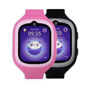 soymomo-kinder-smartwatch-space-3-0-rosa-schwarz-vorderansicht